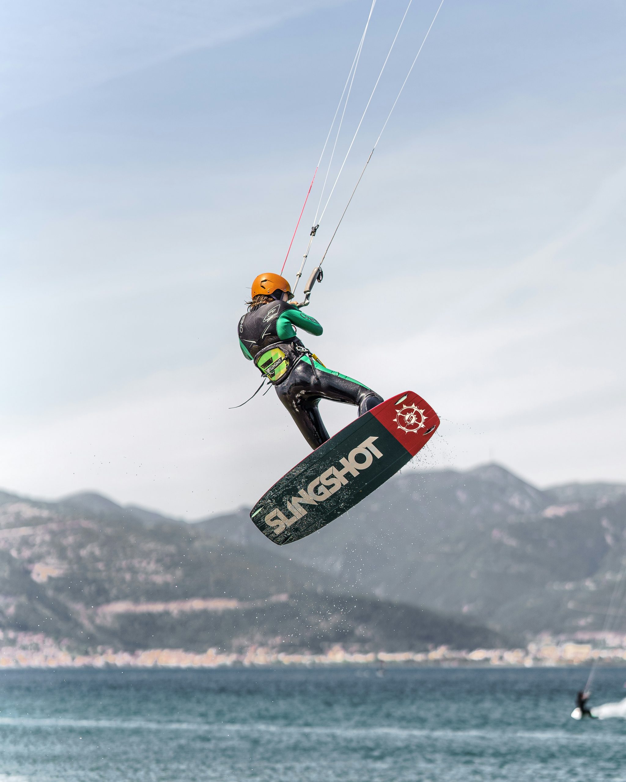 Kitesurfing off El Gouna