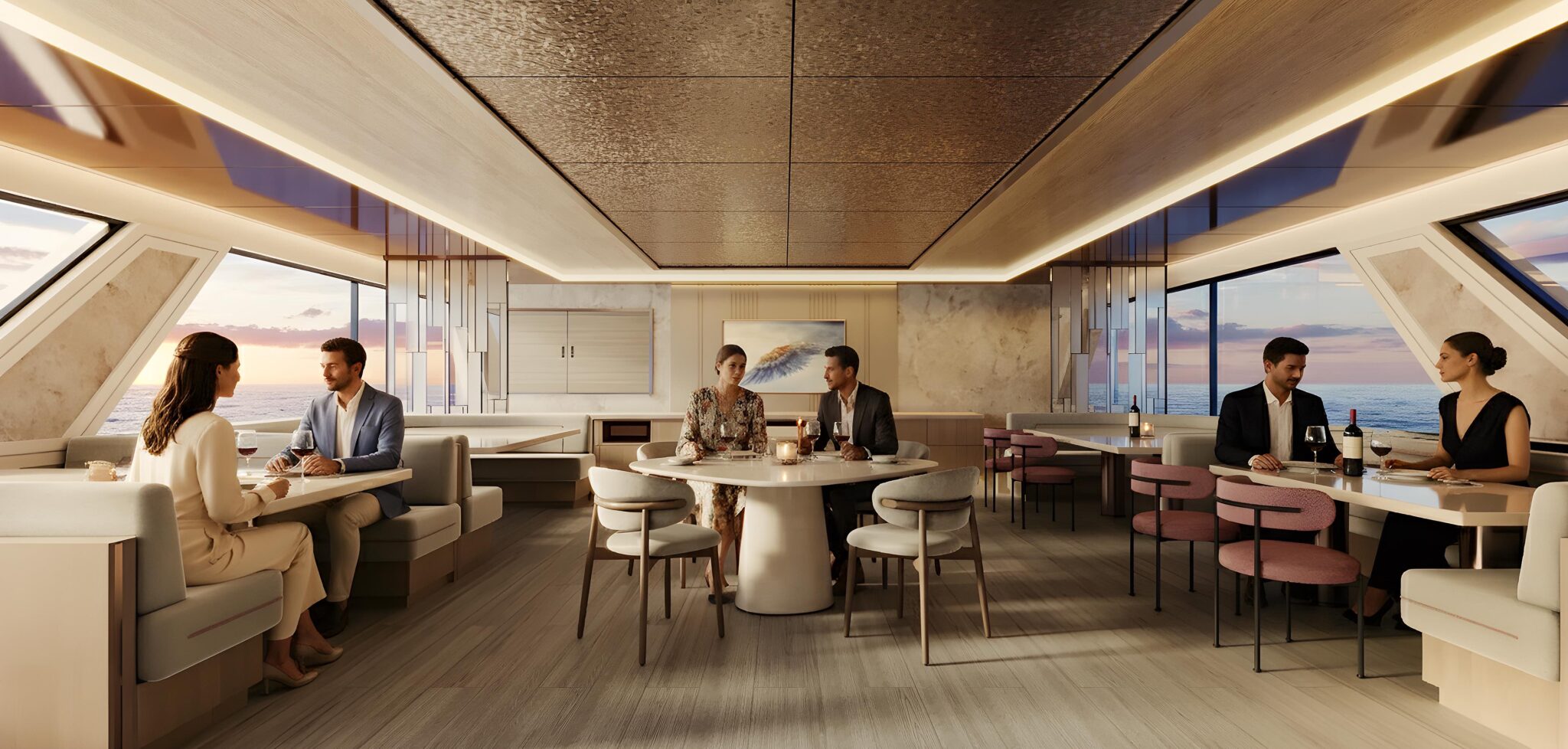 Luxury yacht on Red Sea Egypt turquoise water