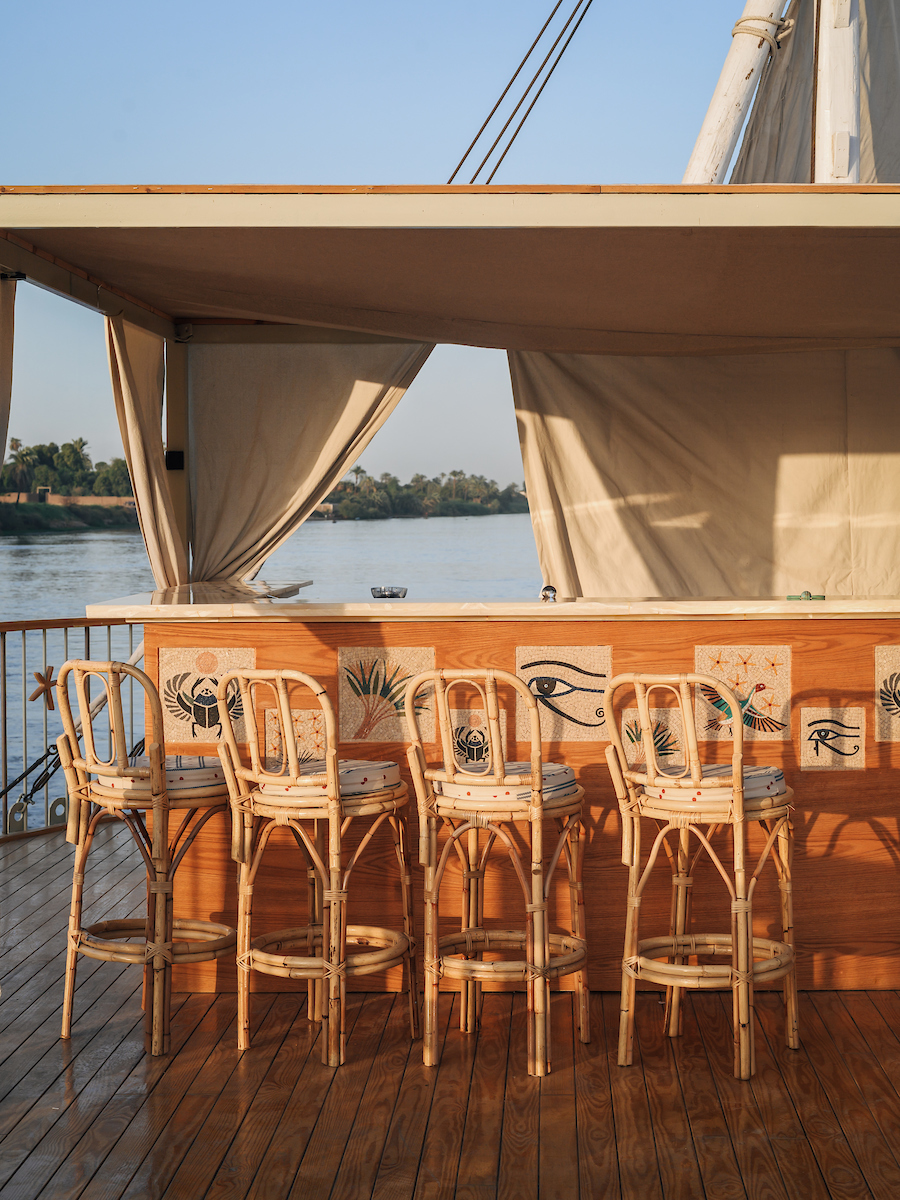 Life aboard the Nile Divine dahabiya