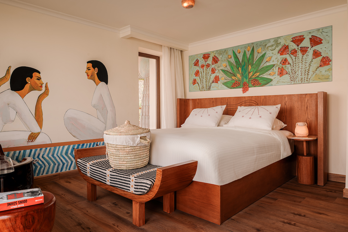 Nile Divine dahabiya — cabin interior