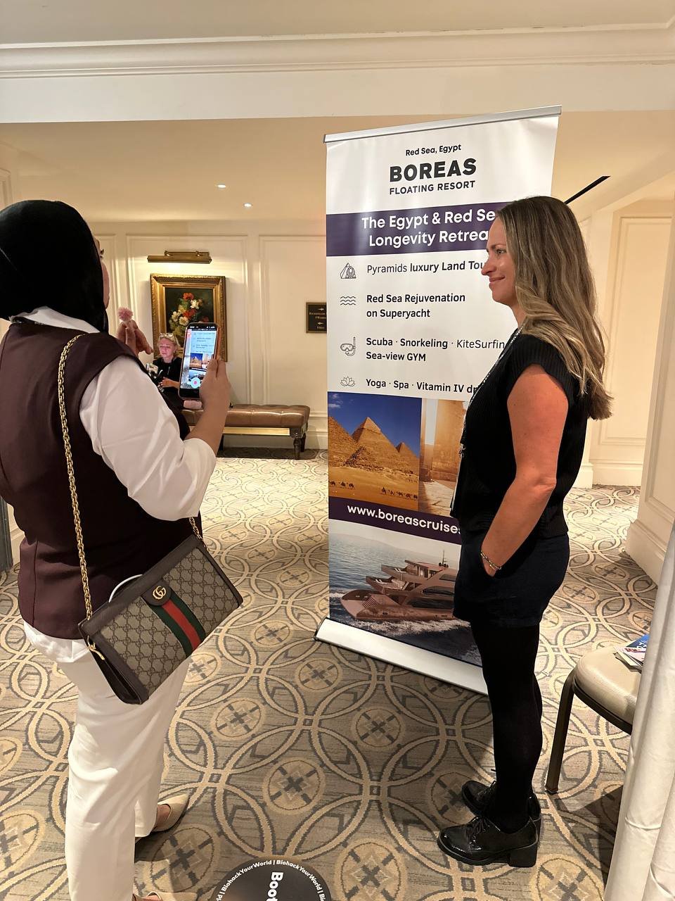 Boreas stand at Biohackers World New York 2026 — natural halotherapy and thalassotherapy