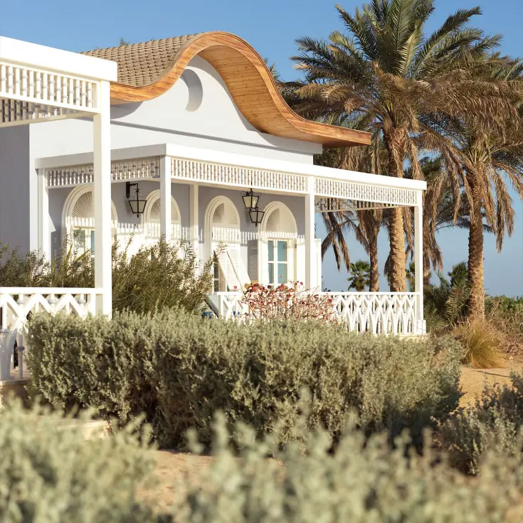 La Maison Bleue hotel facade, El Gouna