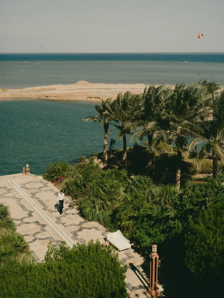 Sea view from La Maison Bleue, El Gouna