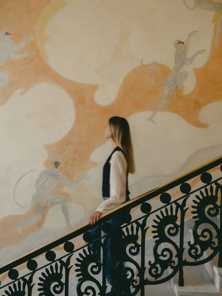 Staircase at La Maison Bleue, El Gouna