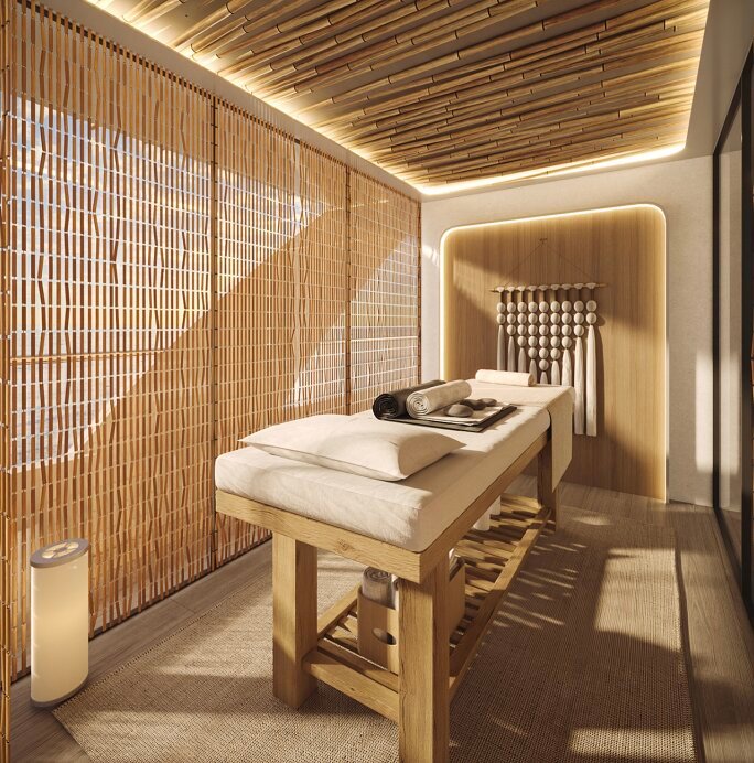 Spa and wellness treatment aboard the Boreas floating resort — Red Sea