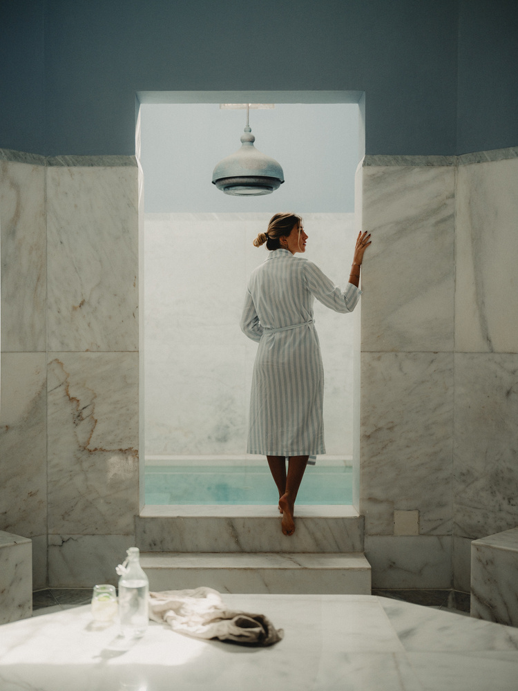 Spa and Turkish bath at La Maison Bleue