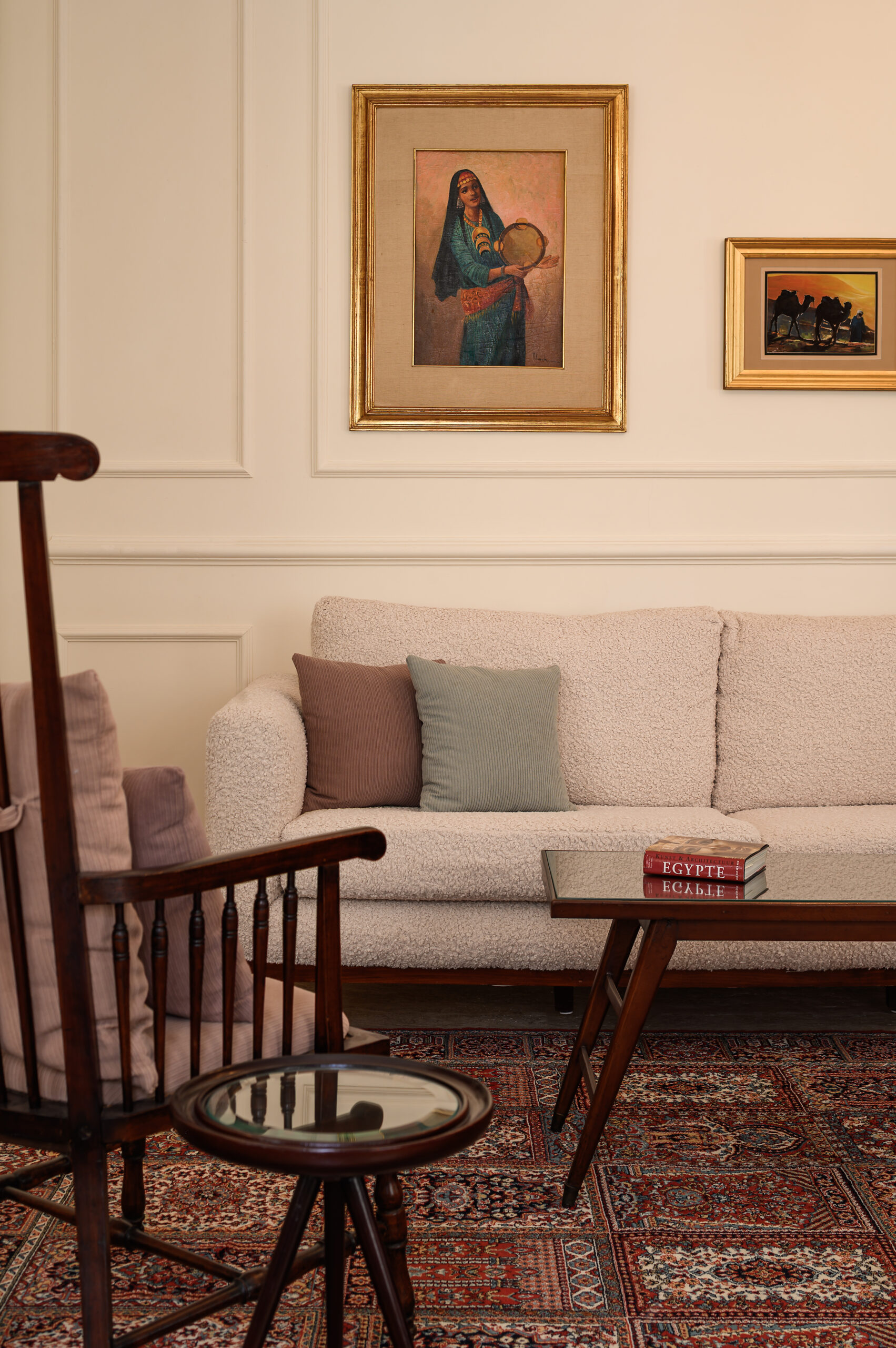 Apartment interior at Villa Belle Époque, Maadi, Cairo