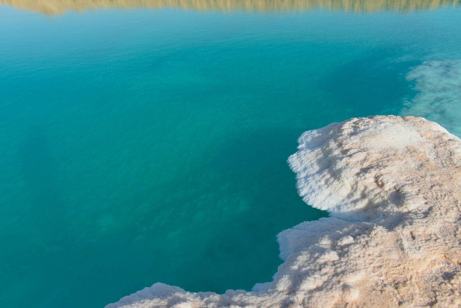 Salt lakes at Siwa Oasis, Egypt