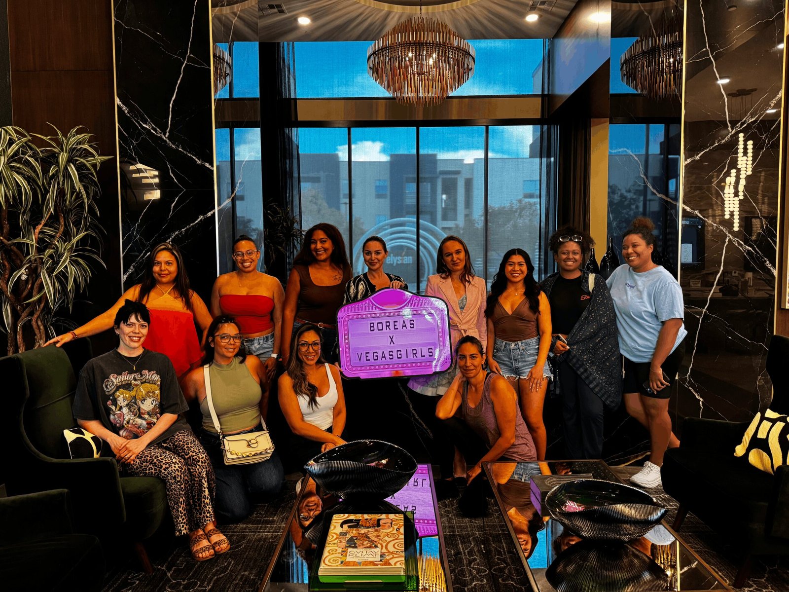 Boreas founder Sophia Graudin with Vegas Girl Events at the 2028 Egypt trip meetup in Las Vegas