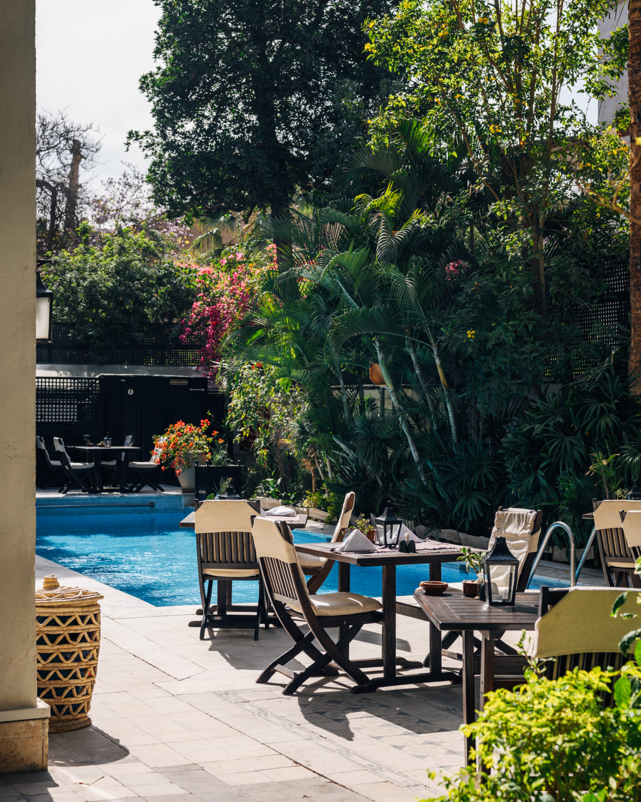 Poolside at Villa Belle Époque, Maadi, Cairo