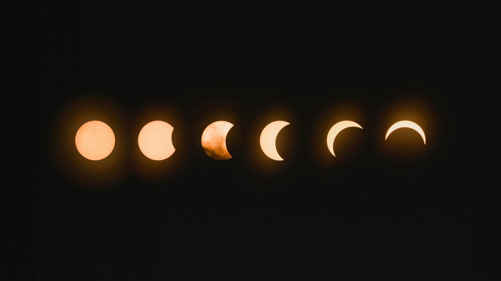 Partial phases of a solar eclipse