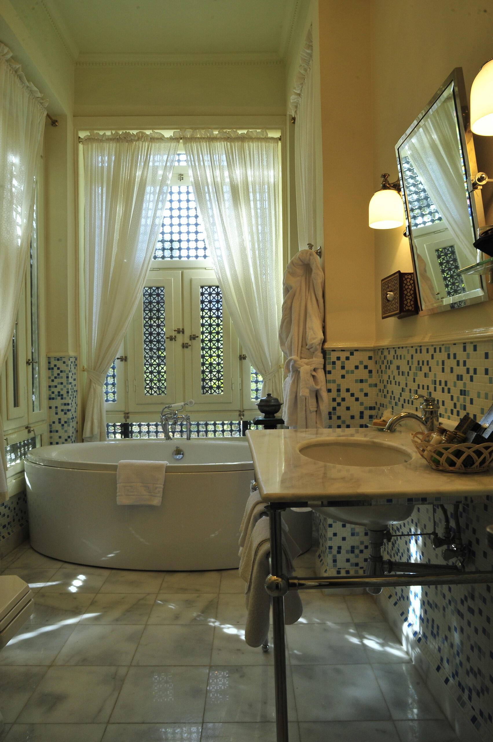 Bathroom at Villa Belle Époque, Maadi, Cairo