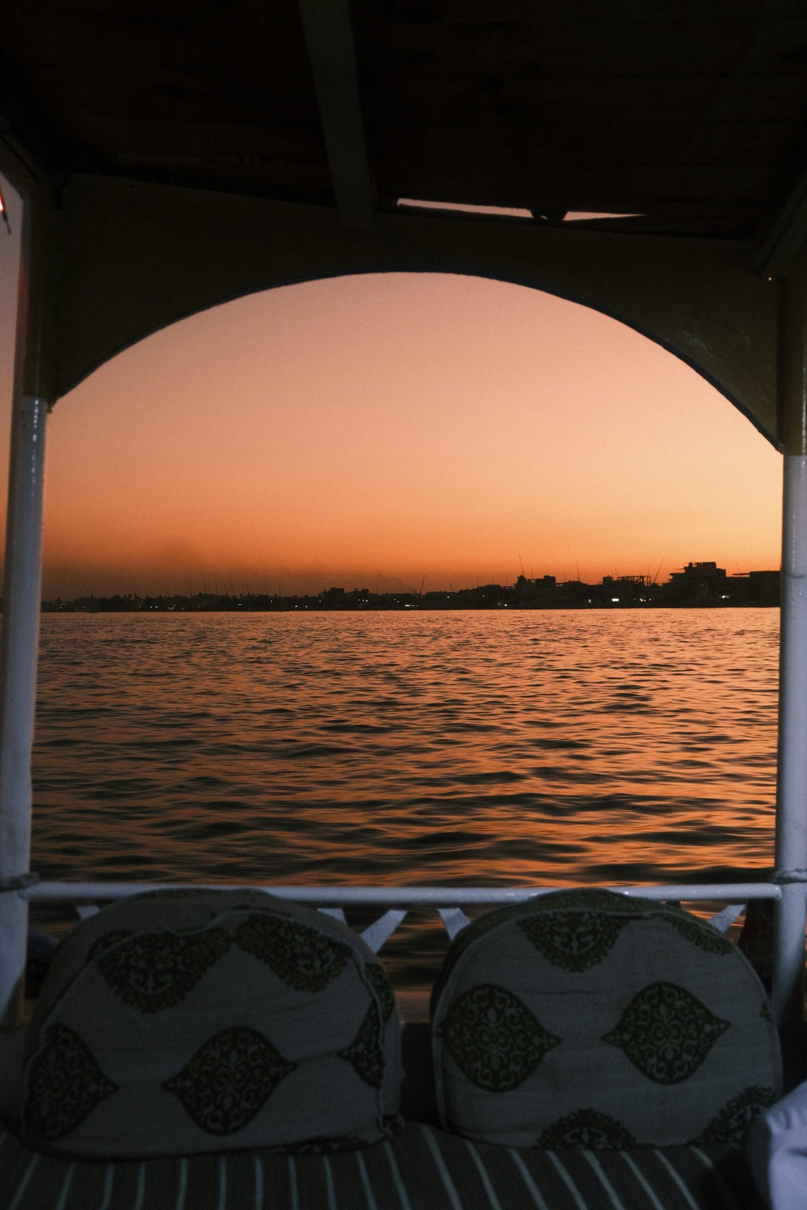 Another view of a large Nile cruise ship