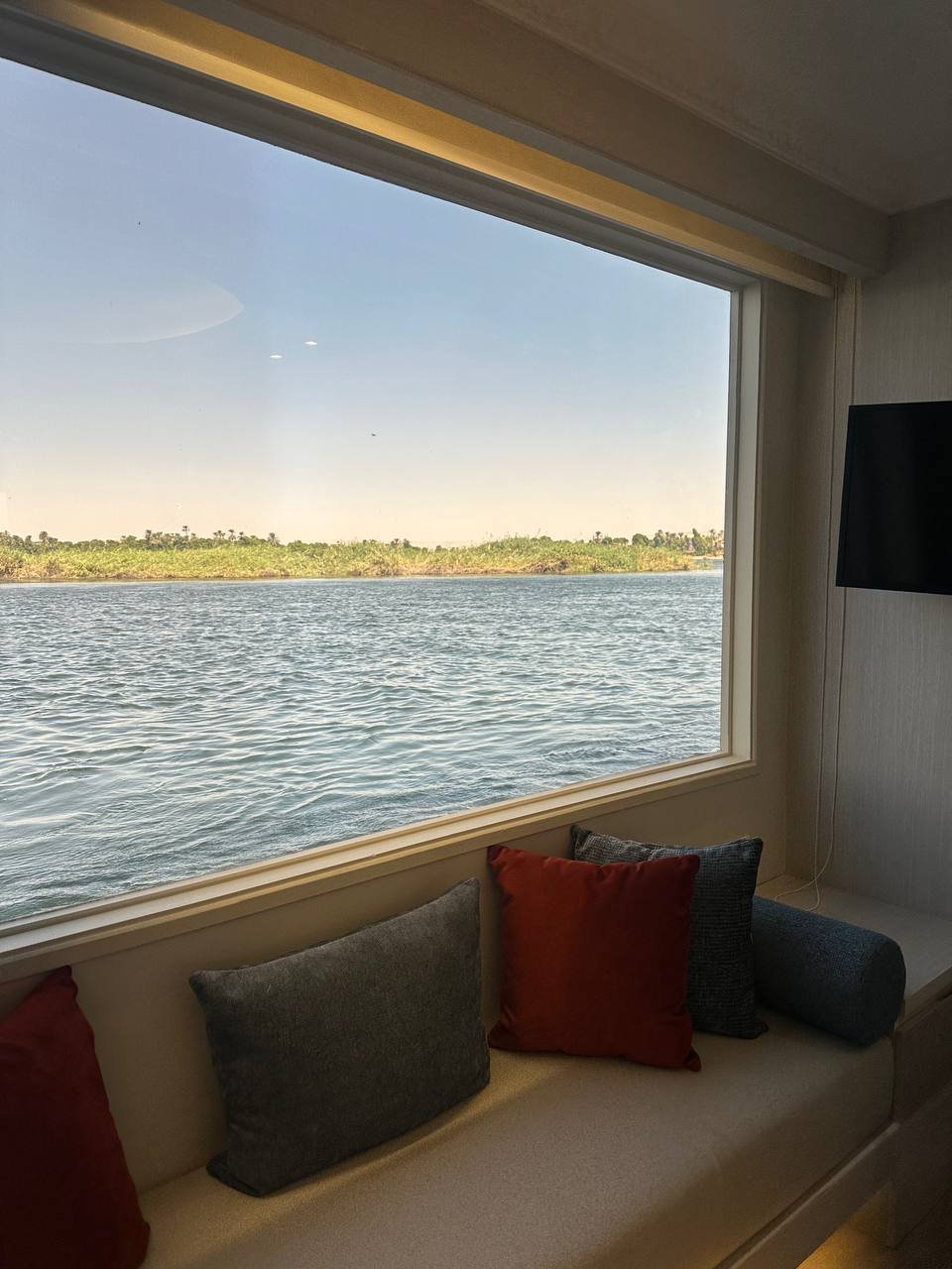 Nawara — cabin window seat with Nile view