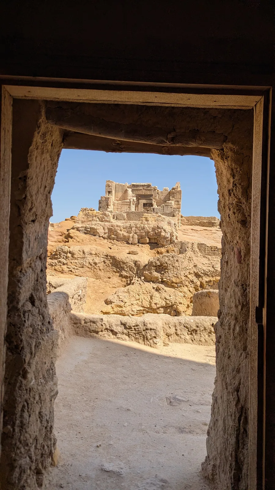 Doorway of the Temple of the Oracle at Aghurmi, Siwa Oasis